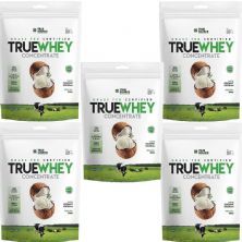 Kit 5X True Whey Concentrate - 900g Refil Coconut Ice Cream - True Source