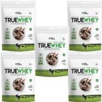 Kit 5X True Whey Concentrate - 900g  Refil Cookies Milkshake - True Source