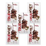 Kit 5X True Whey Hidrolisado e Isolado - 1 Sach�  32g Chocolate com Avel� - True Source