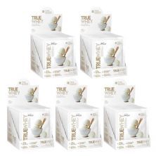 Kit 5X True Whey Hidrolisado e Isolado - 10 Sach�s 32g Fior di Latte - True Source