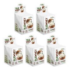 Kit 5X True Whey Hidrolisado e Isolado - 10 sach�s de 32g Coconut Ice Cream - True Source