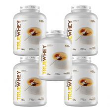 Kit 5X True Whey Protein Hidrolisado e Isolado - 1810g Vanilla Cr�me Br�ll� - True Source