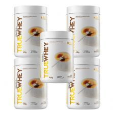 Kit 5X True Whey Protein Hidrolisado e Isolado - 418g Vanilla Cr�me Br�ll� - True Source