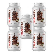 Kit 5X True Whey Protein Hidrolisado e Isolado - 837g Chocolate Com Avel� - True Source