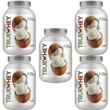 Kit 5X True Whey Protein Hidrolisado e Isolado - 837g Coconut Ice Cream - True Source