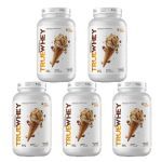 Kit 5X True Whey Protein Hidrolisado e Isolado - 837g Macadamia Ice Cream - True Source