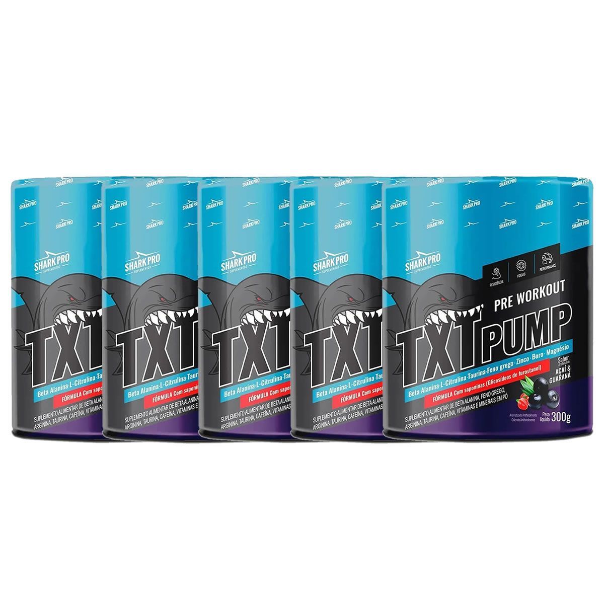 Kit 5X TXT Pump - 300g A�a� & Guaran� - Shark Pro