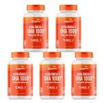 Kit 5X Ultra Omega 3 Dha 1000 - 60 C�psulas - Bigens