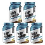 Kit 5X Ultra Whey Protein - 907g Banana com Canela - Shark Pro