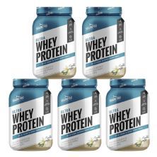 Kit 5X Ultra Whey Protein - 907g Baunilha - Shark Pro