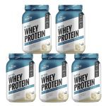 Kit 5X Ultra Whey Protein - 907g Chocolate Branco - Shark Pro