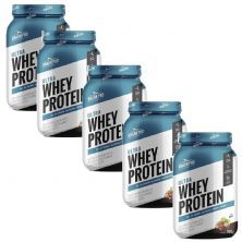 Kit 5X Ultra Whey Protein - 907g Chocolate com Avel� - Shark Pro
