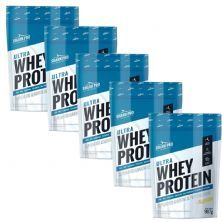 Kit 5X Ultra Whey Protein - 907g Refil Chocolate Branco  - Shark Pro Nutrition