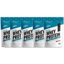 Kit 5X Ultra Whey Protein - 907g Refil Doce de Leite - Shark Pro