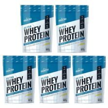 Kit 5X Ultra Whey Protein - 907g Refil Leite  - Shark Pro