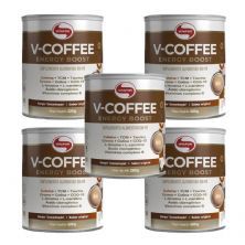 Kit 5X V-Coffee Energy Boost - 220g Sabor Original - Vitafor