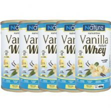 Kit 5X Vanilla Nature Whey - 400g Baunilha - Nutrata