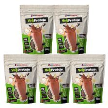 Kit 5X Veg Protein - 900g Chocolate - NewNutrition