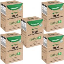 Kit 5X Vegan MSM + Malato de Magn�sio - 60 C�psulas - VitaminLife
