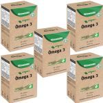 Kit 5X Vegan �mega 3 Dha - 30 Sofgel - VitaminLife