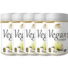 Kit 5X Vegan Protein - 450g  Baunilha - Leader Nutrition