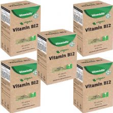 Kit 5X Vegan Vitamin B12 + Spirulina - 60 C�psulas - VitaminLife
