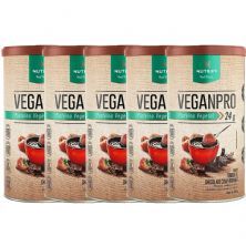 Kit 5X VeganPro - 550g Fondue de Chocolate com Morango - Nutrify