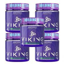 Kit 5X Viking Pre Workout - 300g Ma�� Verde - Canibal