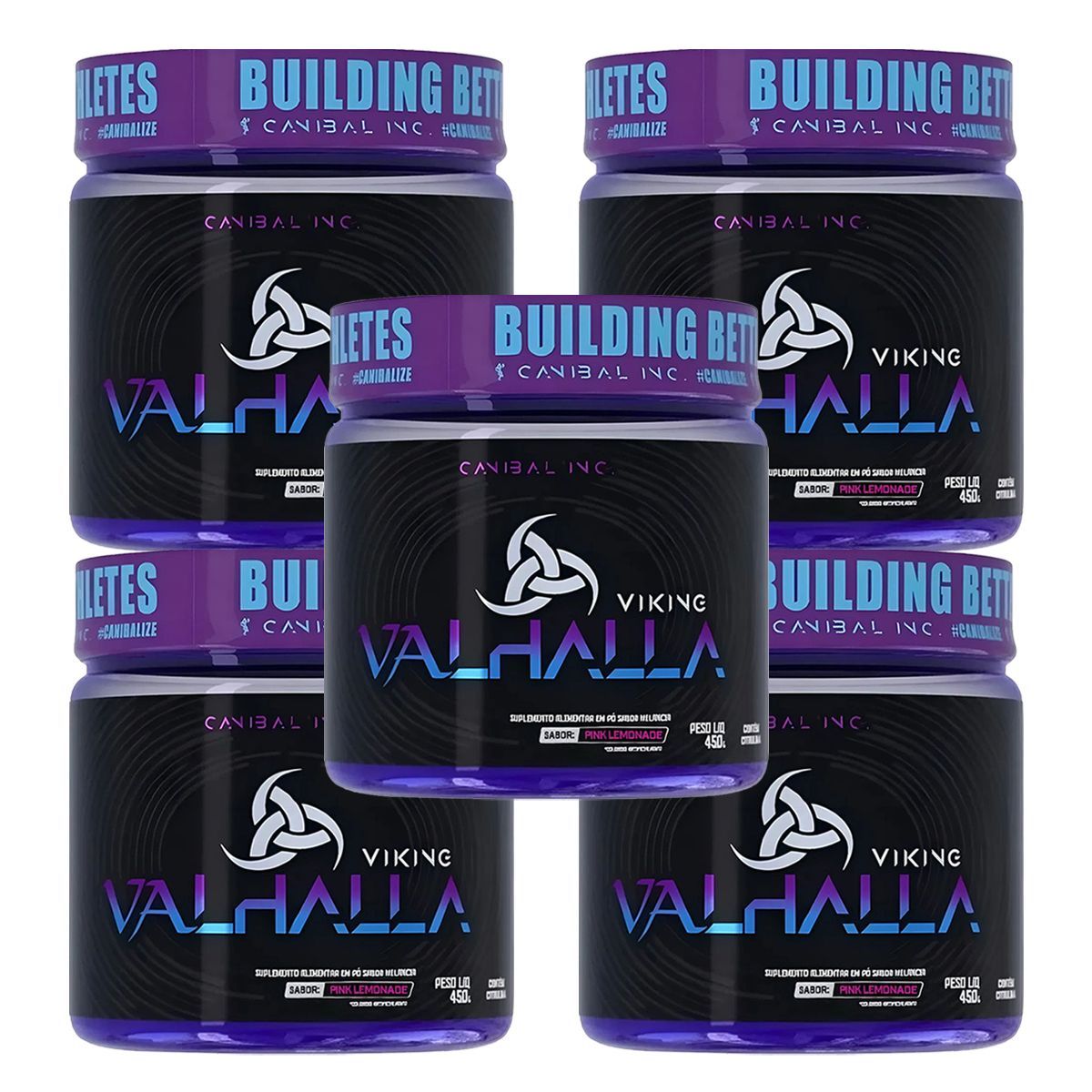 Kit 5X Viking Valhalla - 450g Pink Lemonade - Canibal