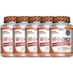 Kit 5X Vit C + Zinco - 60 C�psulas - ProFit