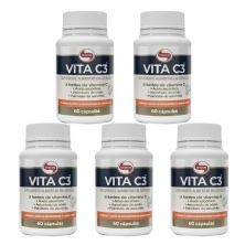 Kit 5X Vita C3 - 60 C�psulas - Vitafor