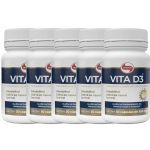 Kit 5X Vita D3 - 30 C�psulas - Vitafor