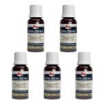 Kit 5X Vita D3 + K2 - 20ml Menta - Vitafor