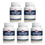 Kit 5X Vita D3 + Vit C + Zinco - 60 C�psulas - Vitafor