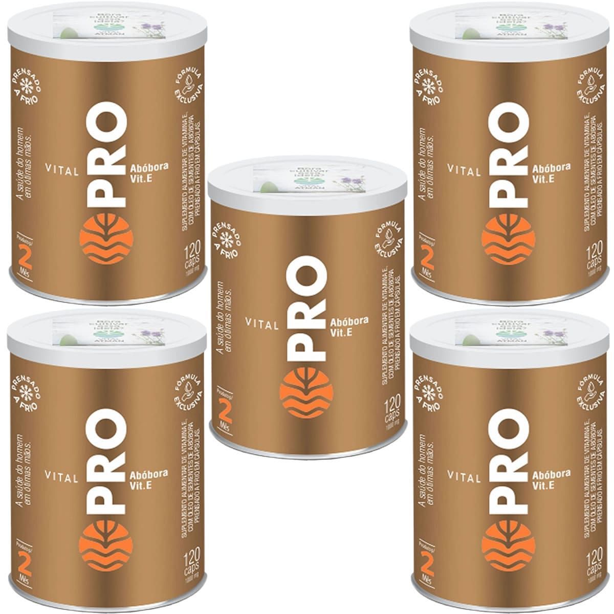 Kit 5X Vital Pro - 120 C�psulas - Vital �tman