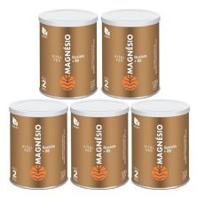 Kit 5X Vital Veg Magn�sio Quelato + Vitamina B6 - 120 C�psulas - Vital �tman
