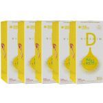 Kit 5X Vitamin D. For Baby & Kids - 30ml Framboesa - True Source