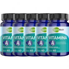 Kit 5X Vitamina A - 60 C�psulas - QualyNutri