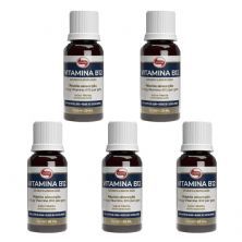 Kit 5X Vitamina B12 - 20ml Menta - Vitafor