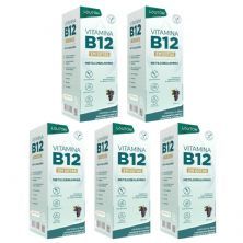 Kit 5X Vitamina B12 em Gotas - 20ml Uva - Lauton
