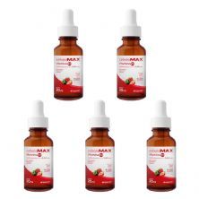 Kit 5X Vitamina B12 Metilcobalamina - 20ml Frutas Vermelhas - Herbamed