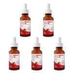 Kit 5X Vitamina B12 Metilcobalamina - 20ml Frutas Vermelhas - Herbamed
