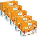 Kit 5X Vitamina C 1g - 10 Comprimidos - Equaliv