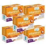 Kit 5X Vitamina C 1g - 30 Comprimidos - Equaliv