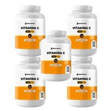 Kit 5X Vitamina C 500mg - 120 Comprimido - NewNutrition