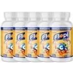 Kit 5X Vitamina C Flopi Kids - 30 Gelatinas Laranja - Flofarma