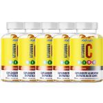 Kit 5X Vitamina C Kids - 30 Gomas Laranja - Flofarma