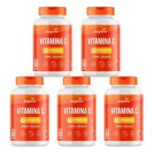 Kit 5X Vitamina C Liposolis - 60 C�psulas - Bigens