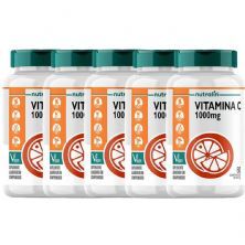 Kit 5X Vitamina C Vegan - 60 Comprimidos - Nutralin