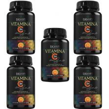 Kit 5X Vitamina C + Zinco - 60 C�psulas - Bioklein